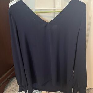 LOFT Deep Blue Women's Blouse
